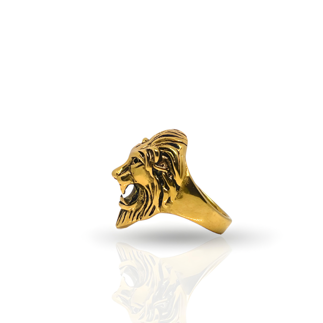 Lion Ring Gold