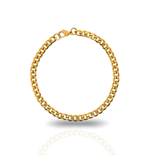 Cuban Chain Bracelet Gold