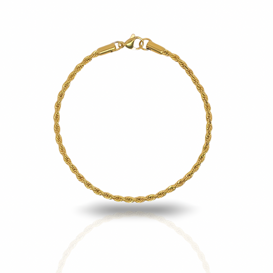 Rope Chain Bracelet Gold