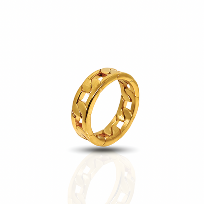 Cuban Chain Ring Gold