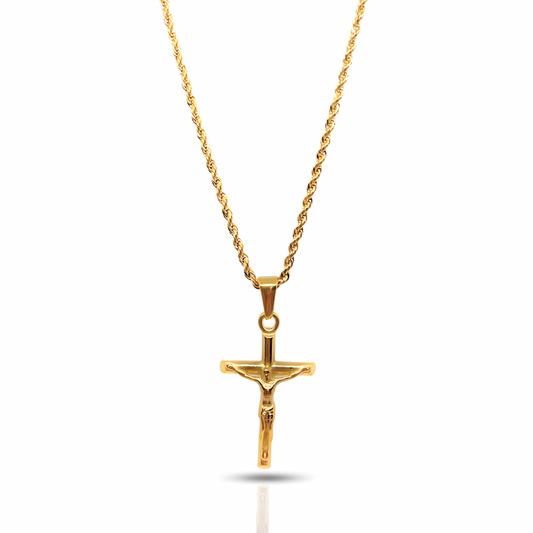 Crucifix Pendant Gold