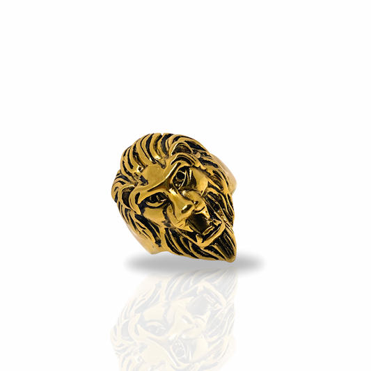 Lion Ring Gold