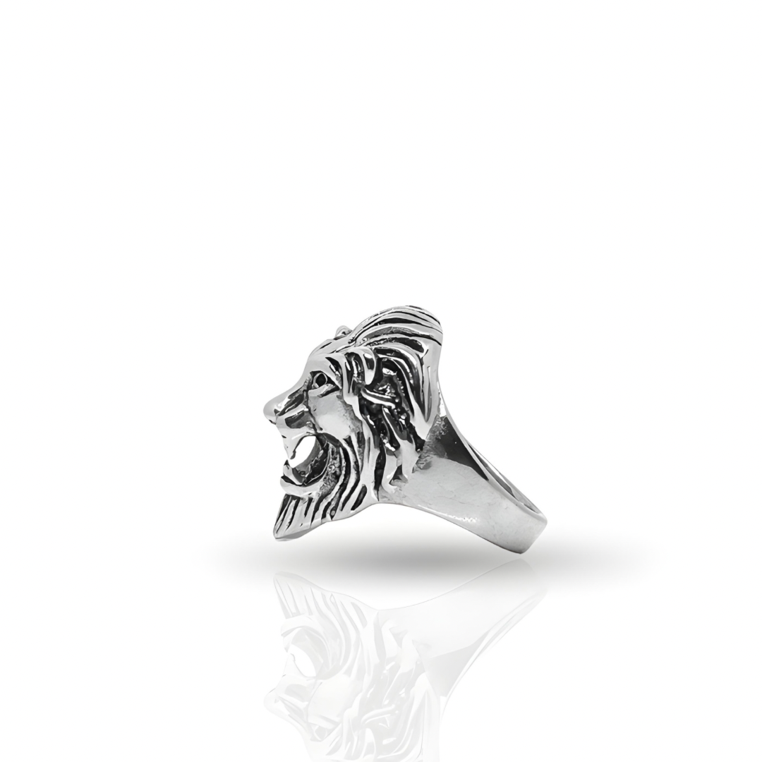 Lion Ring Silver