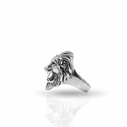 Lion Ring Silver