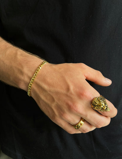 Cuban Chain Bracelet Gold