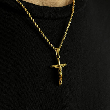 Crucifix Pendant Gold