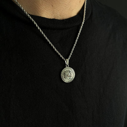 Medusa Pendant Silver