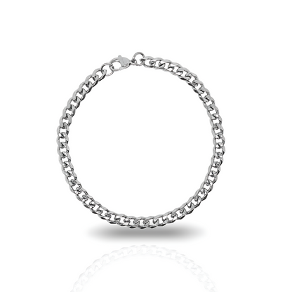 Cuban Chain Bracelet Silver